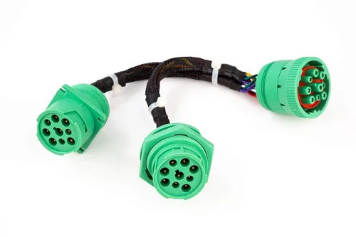 YPP TIPO2 SAE J939 Cable divisor Y Cable de extensión de datos y energía de 9 pines para herramientas de diagnóstico de GPS ELD para camiones