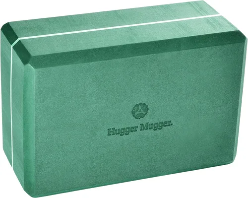 Vista 11 de Hugger Mugger Bloque de yoga de espuma de 4 pulgadas, fuerte y estable, bordes biselados para mayor comodidad, tamaño de bloque más favorito, ayuda
