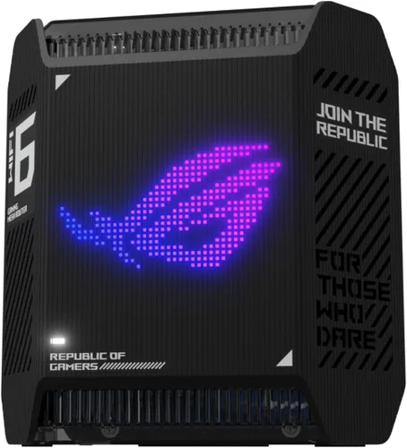 Vista 5 de ASUS ROG Rapture WiFi 6 Gaming Router (GT-AX11000) - Router inalámbrico Tri-Band 10 G, CPU de 4 núcleos de 1.8 GHz, WTFast, puerto de 2.5 G, admite