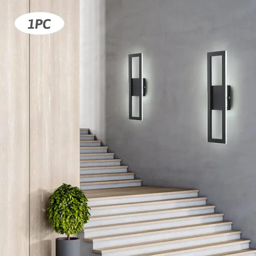 Vista 7 de Lámpara de pared LED para interiores, lámpara de pared moderna de 15.74 pulgadas, lámpara de pared de barra larga, lámpara de decoración con luz