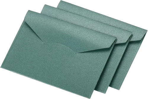 YOKIVE Paquete de 50 sobres de invitación con solapa en V, sobre de tarjeta de regalo, sobre de correo de colores surtidos, ideal para bodas de