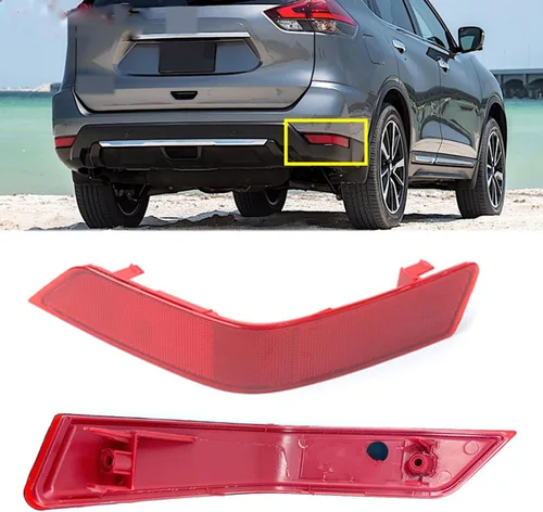Vista 6 de Car Rear Bumper Light, for Nissan X-Trail T32 2017 2018 2019 2020 265606FV0A, Tail Light Reflector car Rear Bumper Accessories