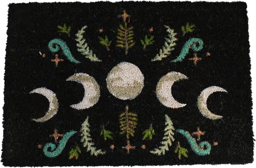 Vista 11 de Ebros Gift Metafísica Magic Wicca Occult Witcraft - Tapete con respaldo de vinilo de fibra de coco y fibra de coco para Halloween, 24 x 16 pulgadas