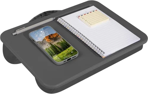 Vista 10 de LapGear - Escritorio compacto para regazo - Se adapta a laptops de hasta 15 pulgadas - Aqua Sky - Estilo núm. 43109