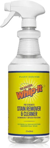 Whip It Cleaner, removedor de manchas multiusos, spray de fuerza profesional, limpiador enzimático a base de plantas, limpieza de alimentos, café,