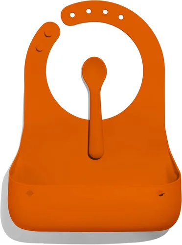 Vista 11 de Avanchy Baberos de silicona para bebé, impermeables, ajustables, sin BPA, juego unisex suave para niños pequeños con cuchara a juego