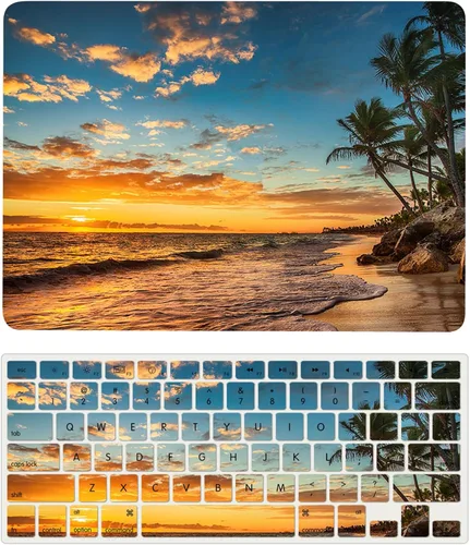 Vista 33 de Carcasa rígida para MacBook Air de 11 pulgadas 2018 2017 2016 2015 2014 2013 2012 versión modelo A1370 A1465, Air de 11.6 pulgadas cubierta dura