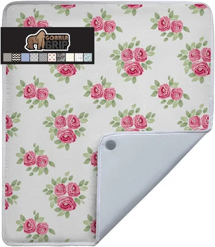 Vista 32 de GORILLA GRIP The Original - Funda y almohadilla para tabla de planchar, revestimiento de silicona, acolchado grueso resistente a quemaduras, fundas