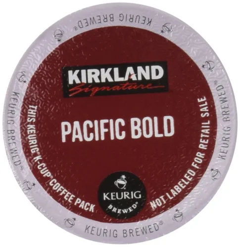 Café intenso del Pacífico de Kirkland Signature, oscuro, en cápsulas de Keurig