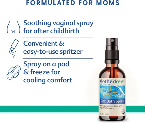 Vista 2 de Motherlove, Aerosol de Baño Sitz, 2 oz