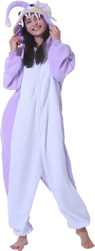 SAMGU - Mameluco de animal para adulto, disfraz de HalloweenCosplay, pijama de una pieza para mujeres y hombres
