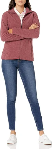 Vista 4 de Tienda Essentials - Chaqueta de vellón polar suave para mujer, de corte clásico y con cremallera completa (disponible en talla extragrande)