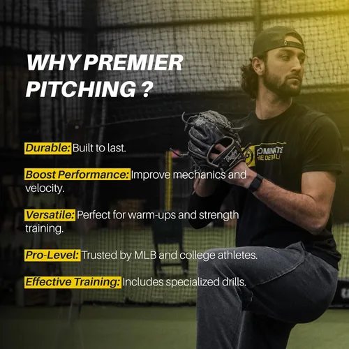 Vista 6 de Premier Pitching Wrist Weight Set Adjustable Neoprene Weighted Hand Weights Strength Training Fitness Workout, Running, Lifting Hook and Loop