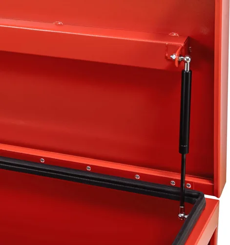 Vista 3 de Caja de herramientas de aluminio para camioneta, caja de almacenamiento para obra, caja de herramientas, gabinete, resistente, para cama de camión