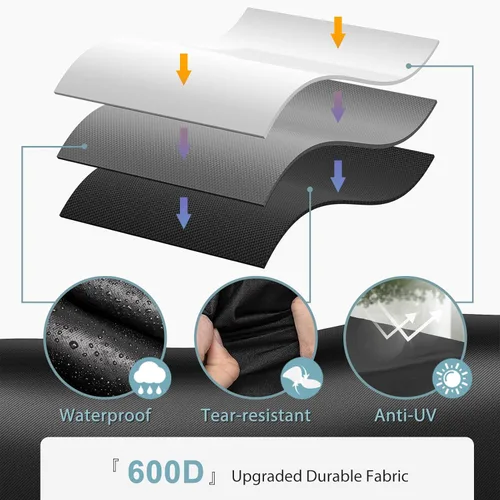 Vista 3 de SHINESTAR Cubierta para Fogón para Solo Stove Bonfire, Cubierta para Brasero de 16-18 Pulgadas, Impermeable y Resistente al Viento, 18 Diám x 14