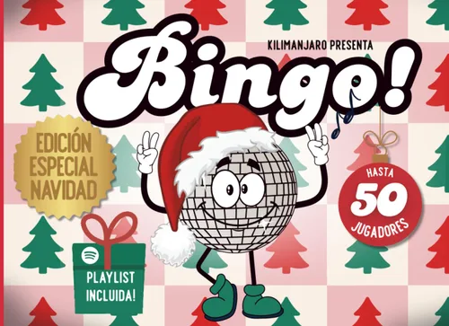 BINGO MUSICAL ESPECIAL NAVIDAD!!! Juego perfecto para reír, cantar y compartir en Navidad. Ideal para sobremesas familiares, cenas de empresa y