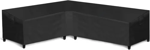 WLEAFJ Funda de sofá modular para patio en forma de L, impermeable, de alta resistencia para exteriores con ventilación, con orientación a la