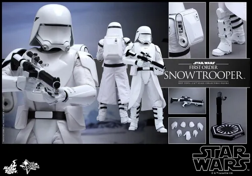 Vista 7 de Hot Toys Star Wars First Order Snowtrooper - Figura de 1/6 escala de 12 pulgadas