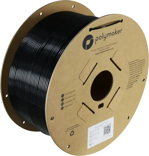 Vista 7 de Polymaker Polymax - Filamento de PC resistente de 2,85 mm, negro, 0,75 kg, filamento de policarbonato para impresora 3D, resistente y con alta