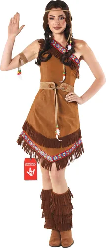 fun shack Disfraz de nativo americano para mujer, disfraz de princesa de doncella, disfraz de princesa guerrera para Halloween