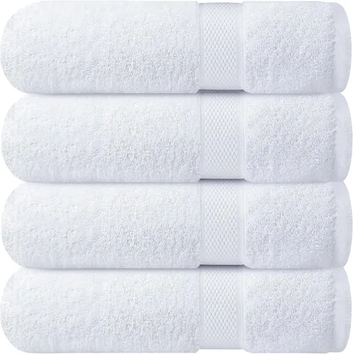Vista 44 de Infinitee Xclusives Paños de lavado de 100 % algodón de alta calidad para ducha, paquete de 4, 12 x 12 pulgadas, altamente absorbentes, para baño