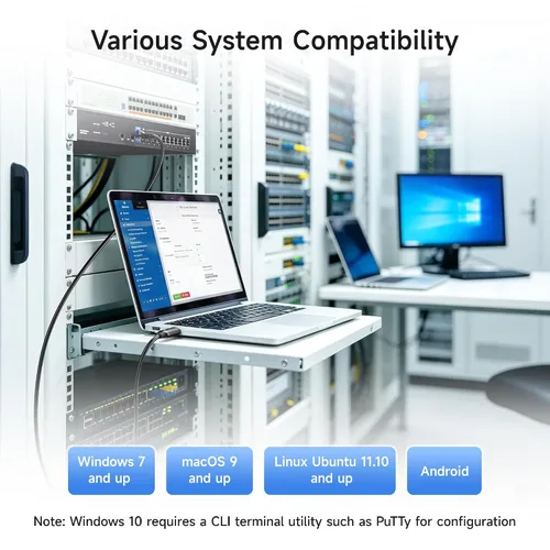 Vista 6 de Cable Matters Cable de consola USB a RJ45 con chipset FTDI, 6 pies