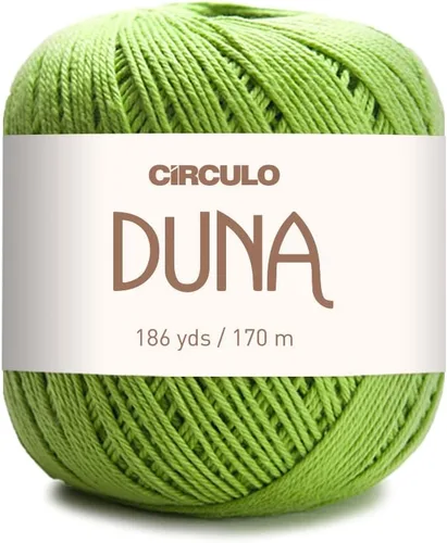 Vista 37 de Círculo Hilo Duna – 186 yardas, 3.52 onzas – Hilo DK de peinado ligero – 100% algodón virgen brasileño mercerizado, perfecto para tejer y hacer
