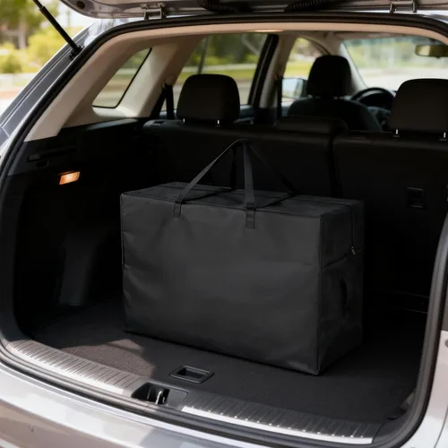 Vista 8 de Bolsa de almacenamiento plegable para colchón, funda de transporte para colchón triple, se adapta a colchón triple plegable de 3 pulgadas