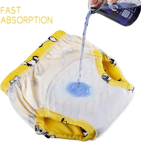 Vista 5 de Paquete de 4 pantalones de entrenamiento para ir al baño pequeños, ropa interior de entrenamiento de algodón, talla 2T, 3T, 4T, ropa