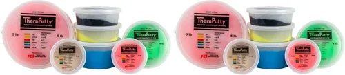Vista 16 de CanDo 10-0920 TheraPutty - Masilla de ejercicio de mano estándar, Mediana, 1oz