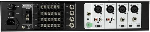 Vista 3 de Rockville Amplificador de 4 zonas de matriz de múltiples fuentes + (20) altavoces de techo negros de 5.25 pulgadas