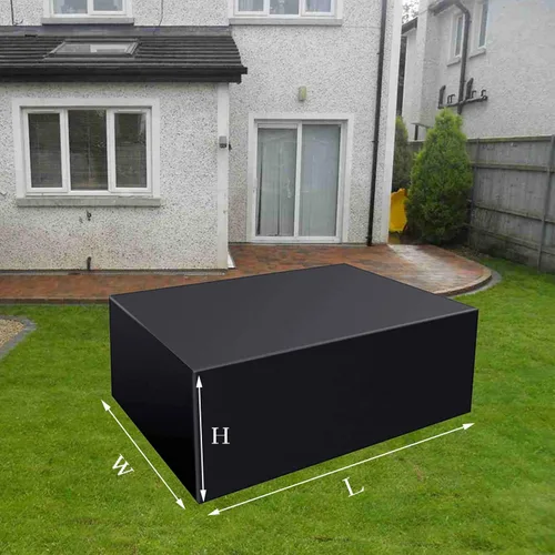 Vista 5 de Fundas resistentes para muebles de patio, impermeables, de 24 x 24 x 24 pulgadas, juego de fundas para muebles de patio, fundas para muebles