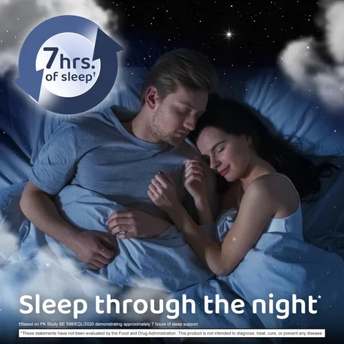 Vista 5 de Advanced Sleep Aid - Suplemento dietético de melatonina, cápsulas de 10 mg, 60