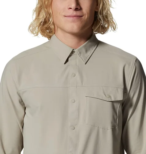 Vista 4 de Mountain Hardwear Camisa de manga larga Shade Lite para hombre Secado rápido con protección solar completa