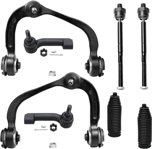 Vista 178 de Detroit Axle - Kit de 8 piezas para Chevy GMC Silverado Sierra Suburban 1500 Yukon Cadillac Escalade 2 brazos de control superior, 2 barras