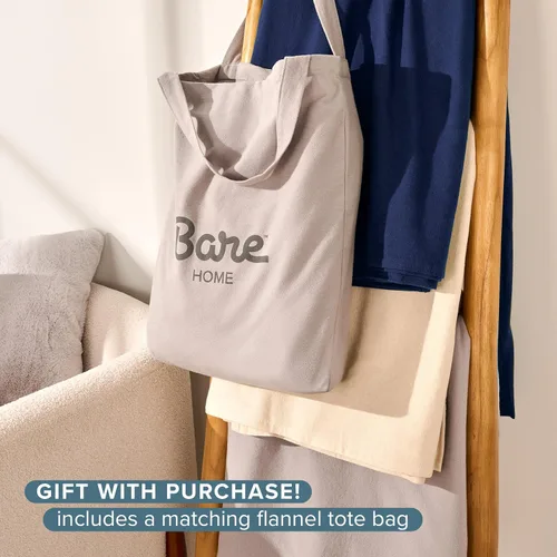 Vista 8 de Juego de edredón de franela de Bare Home