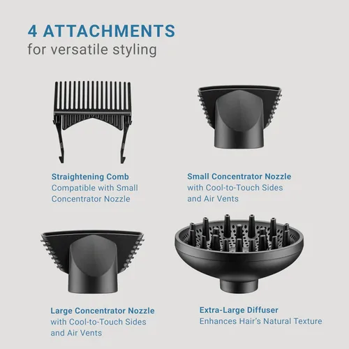 Vista 3 de BaBylissPRO® Nano Titanium™ Professional Italian High-Speed Falco Hair Dryer - 2000 watts and Ionic