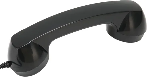 Vista 8 de Auricular de teléfono vintage de 0.138 in, teléfono retro, receptor de teléfono celular multifunción de estilo antiguo para teléfonos móviles, Negro