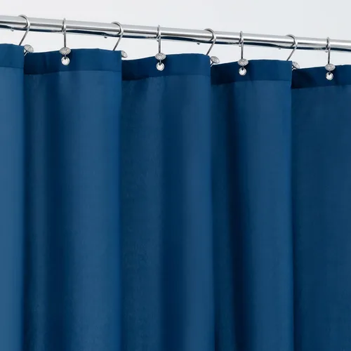 Vista 12 de ALYVIA SPRING Forro de Cortina de Ducha de Tela Extra Largo Impermeable - 72" x 96", Suave y Ligero Cortina de Ducha X-Larga con 3 Imanes, Lavable a