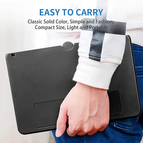 Vista 3 de Lupa de pantalla para teléfono celular de 20 pulgadas, soporte para teléfonos inteligentes, plegable, ampliadora de juegos celulares, video de Negro