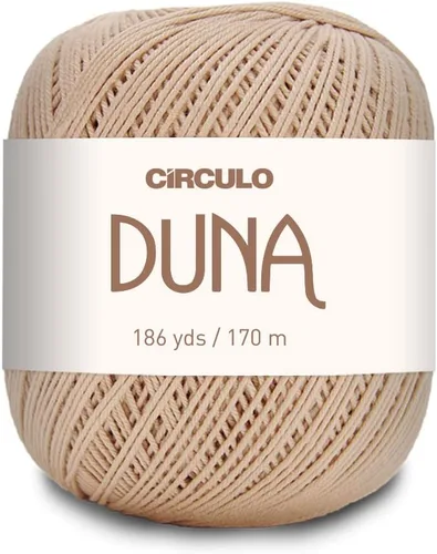 Vista 31 de Círculo Hilo Duna – 186 yardas, 3.52 onzas – Hilo DK de peinado ligero – 100% algodón virgen brasileño mercerizado, perfecto para tejer y hacer