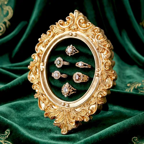 Vista 16 de Liliaafar Soporte de anillo vintage con arco negro para exhibición de boda, joyero de gamuza, marco para aretes, bandeja de aniversario, compromiso