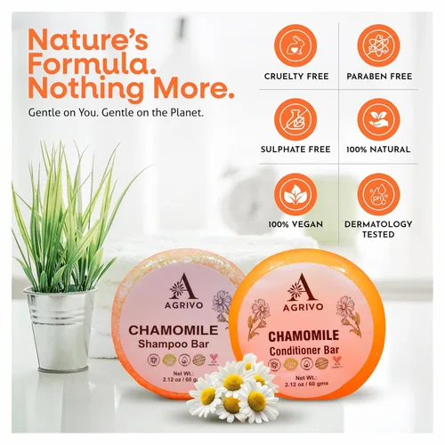 Barra de champú y acondicionador (2.12 oz), fortalece y da volumen a todo tipo de cabello, champú para mujeres y hombres, barra de acondicionador