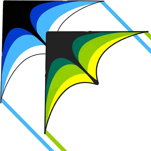 Vista 13 de Cometas para niños y adultos, fáciles de volar para la playa, juego de cometas de una sola línea para principiantes