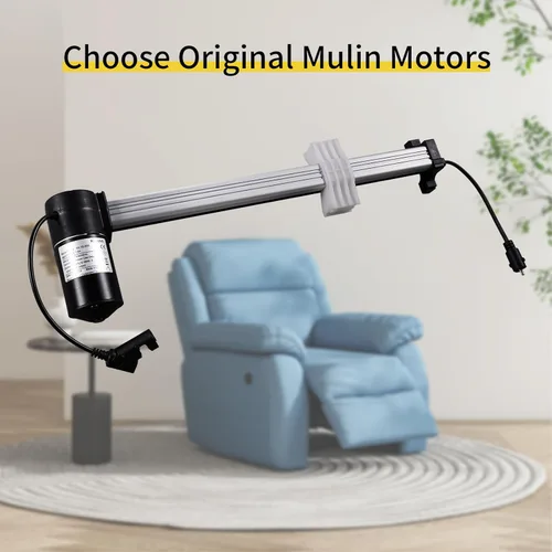 Vista 3 de Mulin Power - Motor reclinable de repuesto con cable, modelo ML18-005, actuador lineal para sofá, silla elevadora, sofá, asiento de masaje