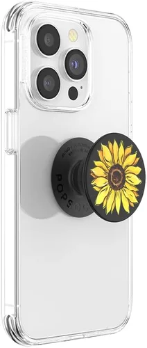 Vista 3 de PopSockets - Agarre para teléfono con soporte expandible, agarre adhesivo, Cute PopSockets - Daisy Lover