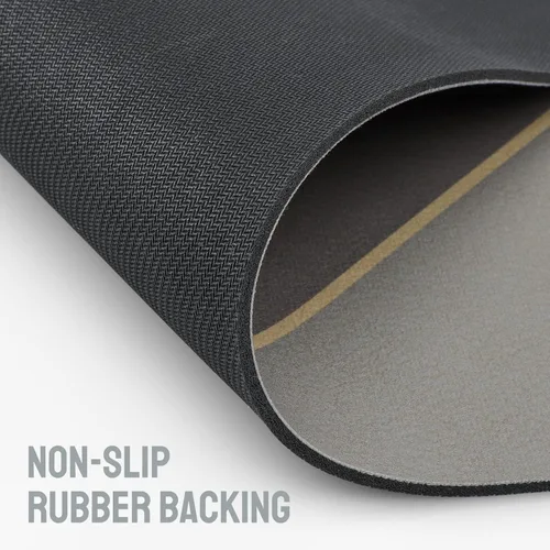 Vista 5 de ALLONWAY Bath Rug Bathroom Mat 23.6"x15.7" Non-Slip Soft Shower Rug Plush Microfiber Water Absorbent Thick Shaggy Floor Mats, Machine Washable, Gray