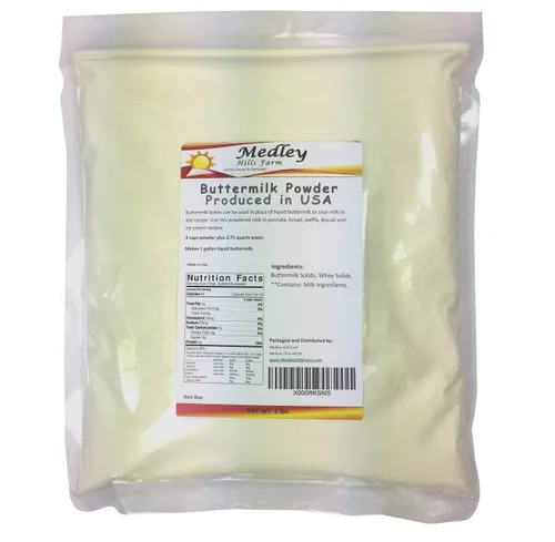 Polvo de suero de mantequilla 2 libras Producido en Estados Unidos