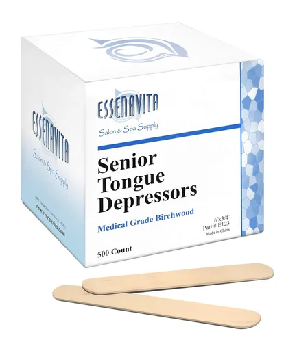 Paquete de 500 palitos de cera: aplicadores grandes de cera de madera de abedul de 6 x 3/4 pulgadas, suaves, duraderos y fuertes, perfectos para