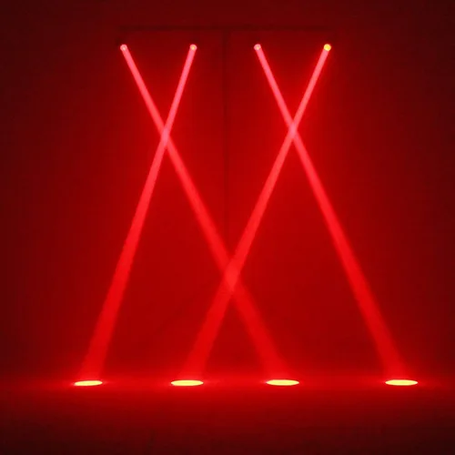 Vista 5 de Superdream Luz LED para escenario, luz de escenario para DJ, para fiesta de baile, boda, DJ, discoteca, espectáculo, espejo, iluminación de bola Rojo